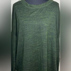Men's Heathered Green Long Sleeve Shirt
